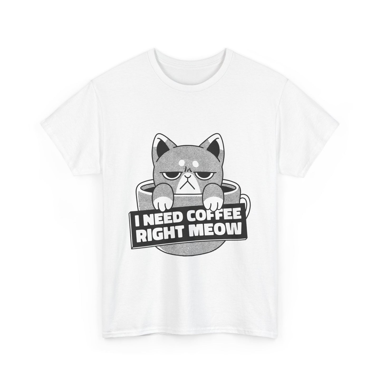 Funny Coffee Cat T-Shirt