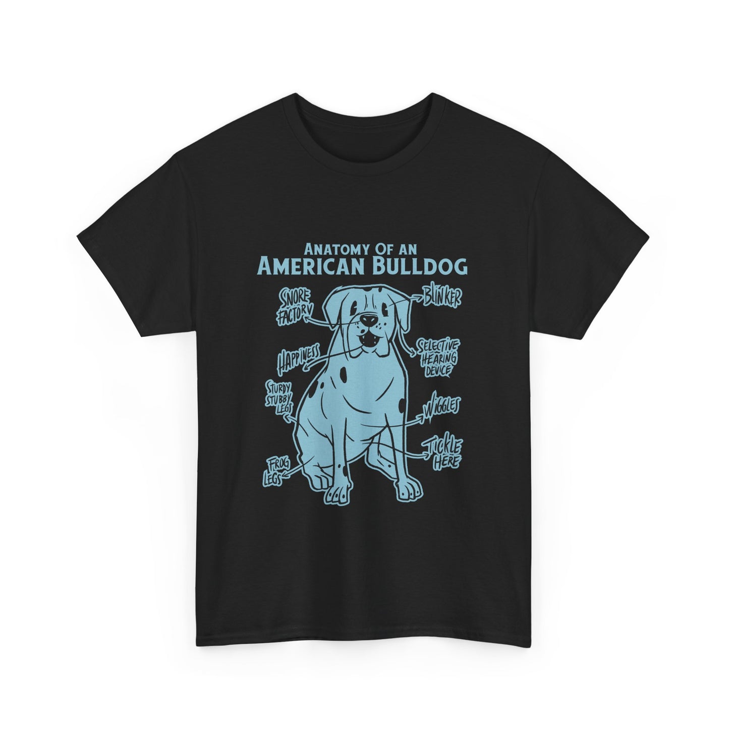 Anatomy of an American Bulldog T-Shirt