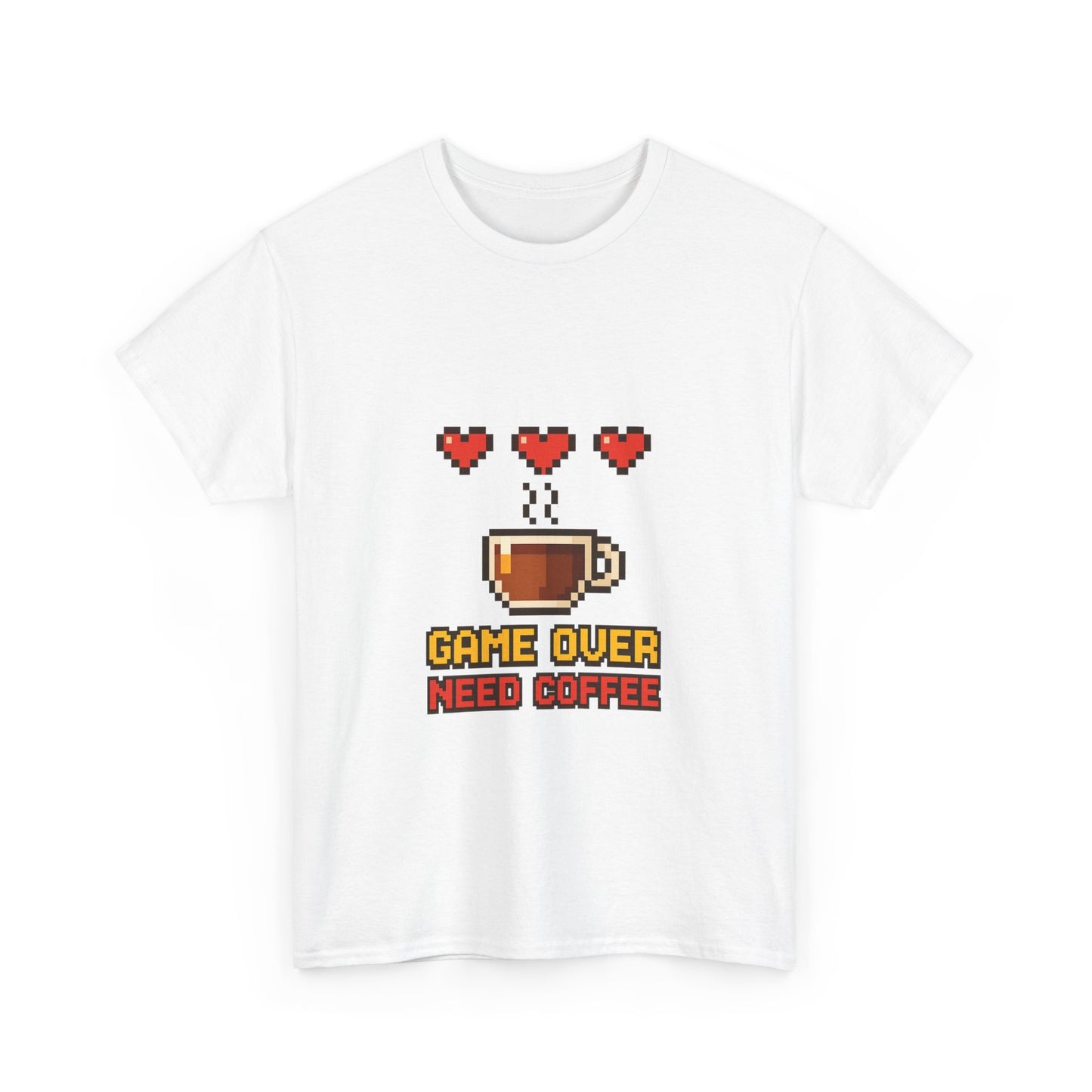 Game Over Need Coffee T-Shirt
