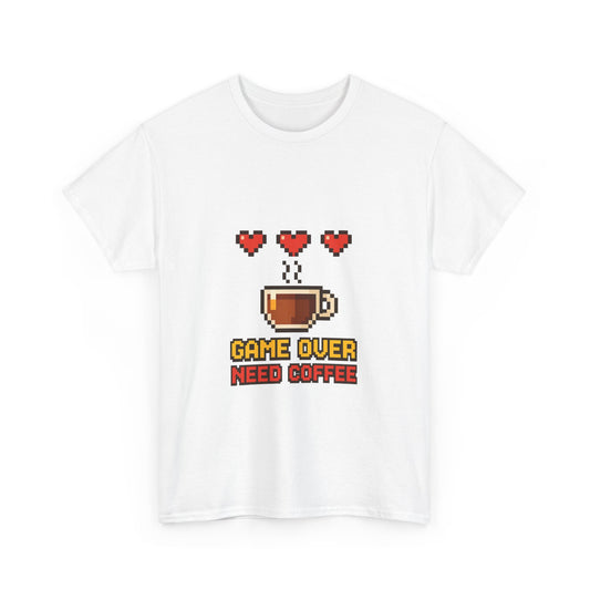 Game Over Need Coffee T-Shirt