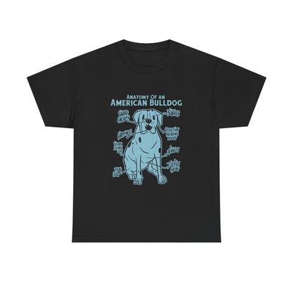 Anatomy of an American Bulldog T-Shirt
