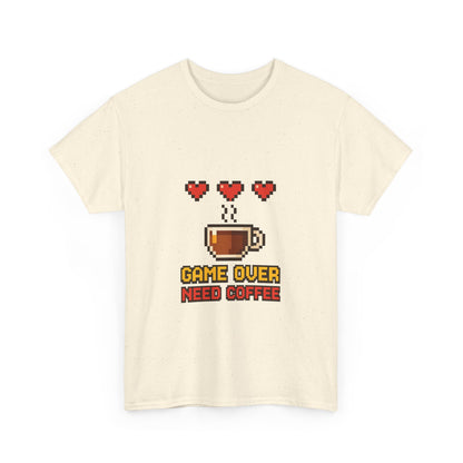 Game Over Need Coffee T-Shirt