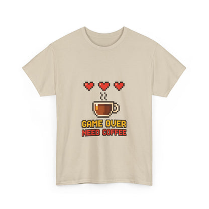 Game Over Need Coffee T-Shirt
