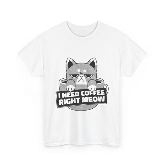 Funny Coffee Cat T-Shirt