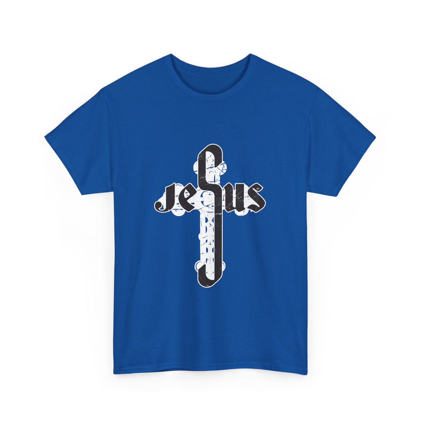 Christian Graphic Tee - Jesus Cross Design