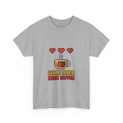 Game Over Need Coffee T-Shirt